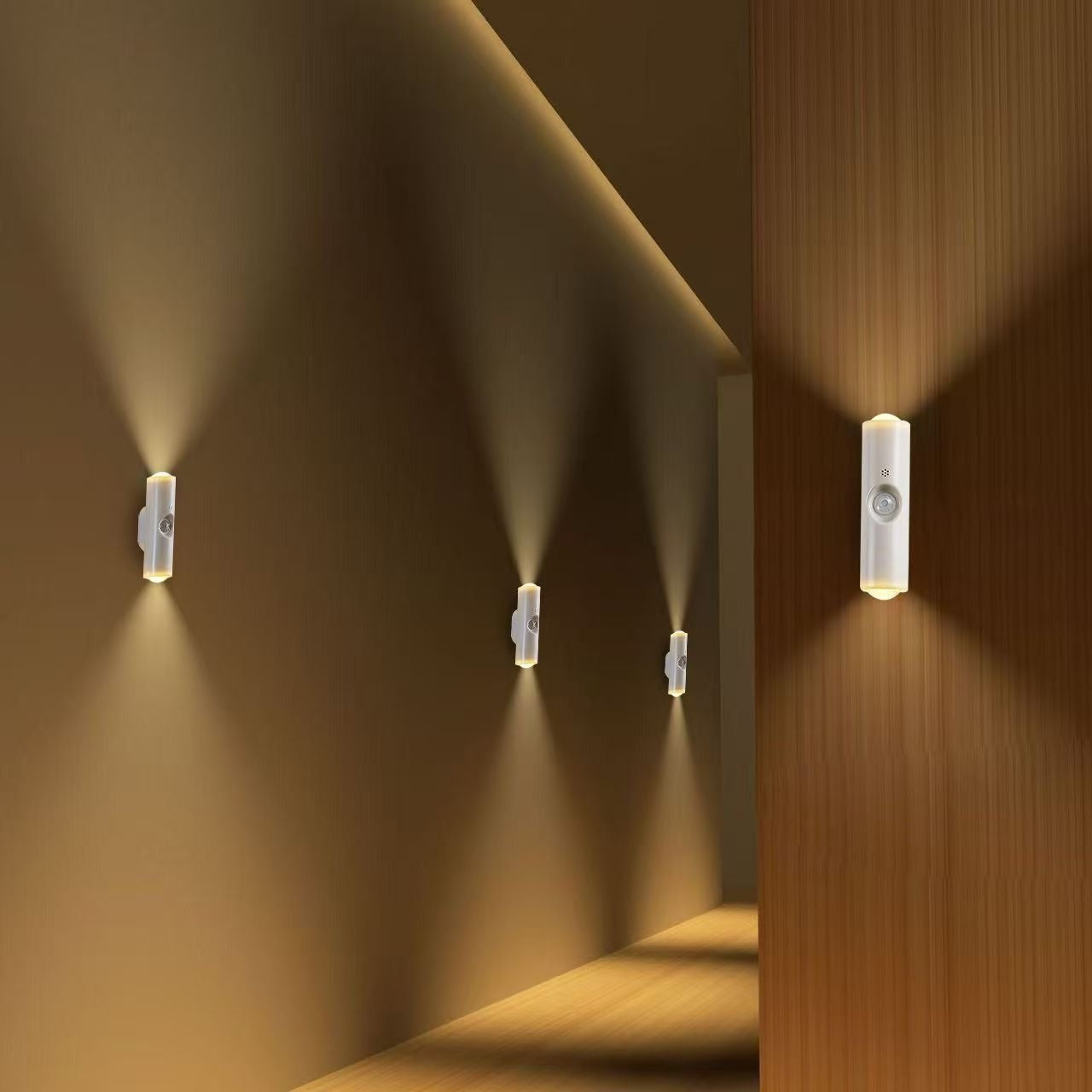 USB مصباح جداري مغناطيسي لاسلكي يشحن عبر